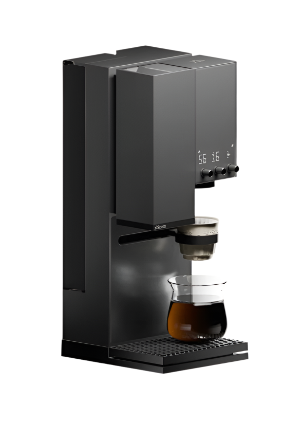 xBloom Studio Coffee Machine Product Colour Variant Black Side Angled View