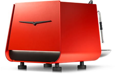 Victoria Arduino Eagle One Prima PRO Espresso Machine Product Rear View Colour Variant Red