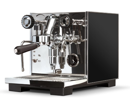 Eureka Pura Espresso Coffee Machine Product Showing Panel Colour Variant Black