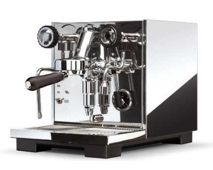 Eureka Pura Espresso Coffee Machine Panel Showing Colour Variant Stainless Steel