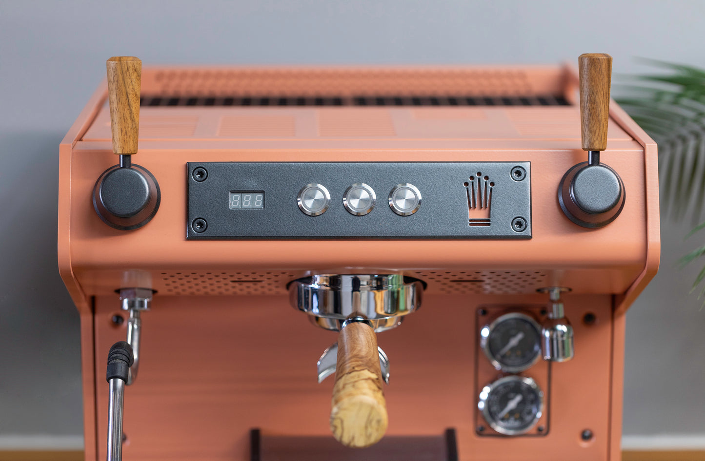 Conti Ace Espresso Coffee Machine Product Interface Closeup View