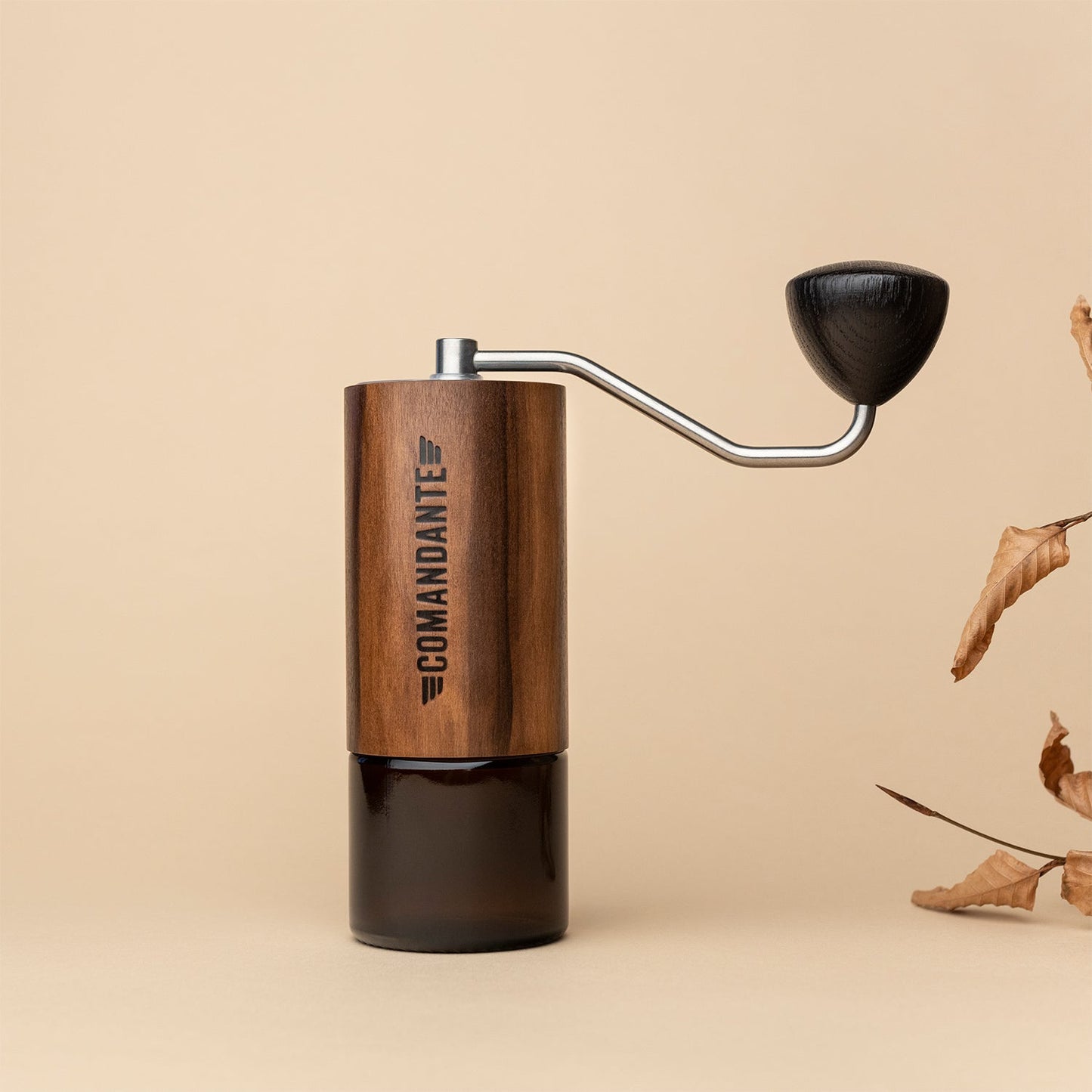 Comandante C40 Nitro Blade Coffee Grinder MK4 Product Colour Variant Liquid Amber Lifestyle Image