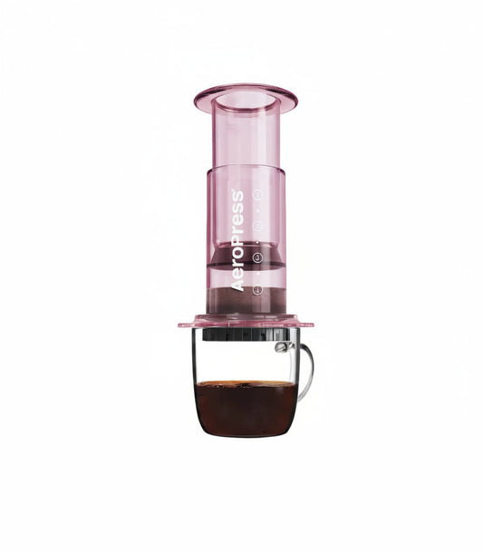 Aeropress Clear Pink Coffee Maker