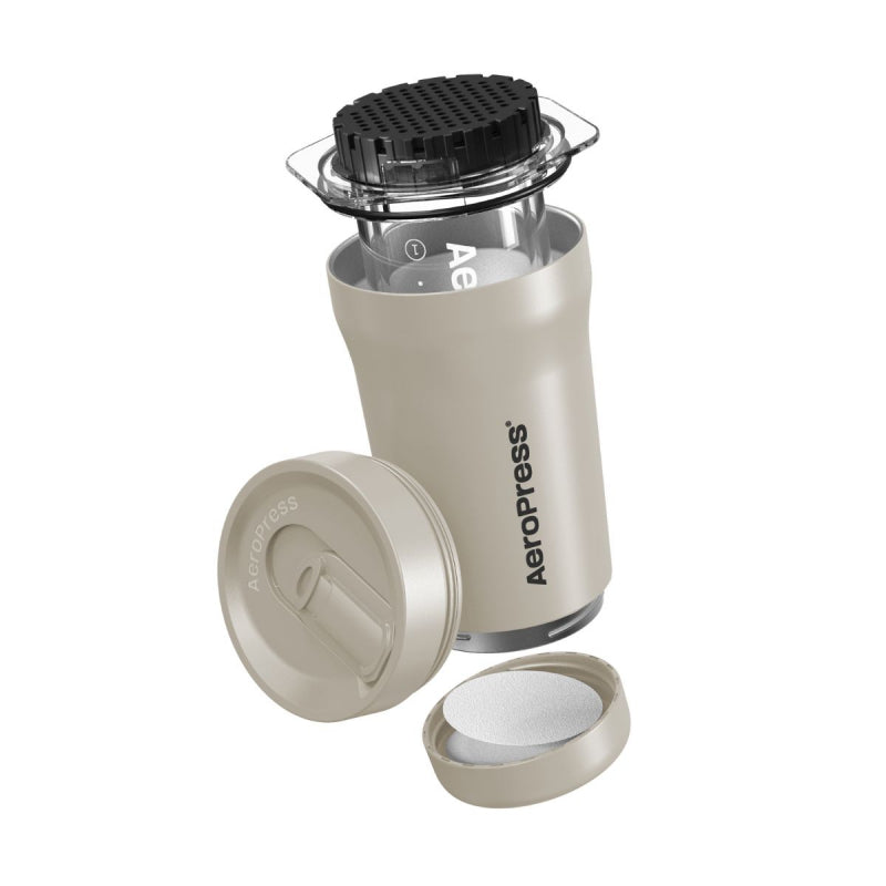 Aeropress Go Plus Travel Coffee Press Cream 