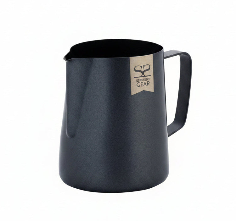 Espresso Gear Teflon Coated Foaming Jug - 600ml Black