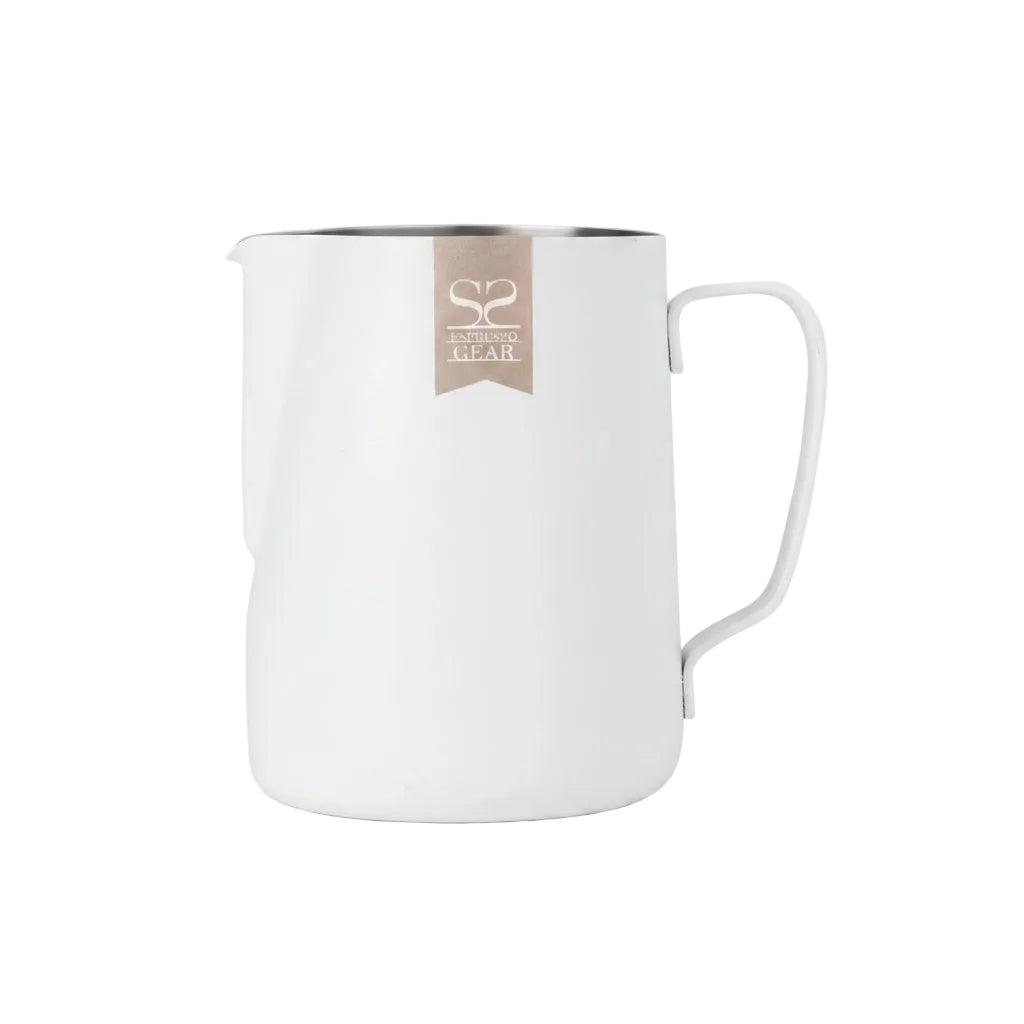 Espresso Gear Teflon Coated Foaming Jug 350ml Product Colour White