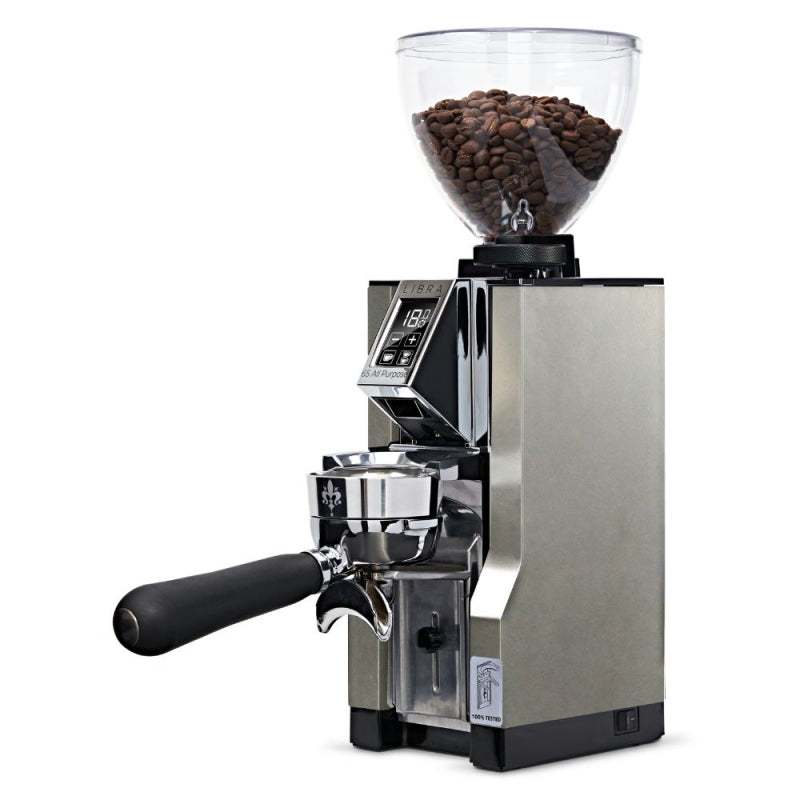 Eureaka Mignon Libra 65 AP Coffee Grinder Product Colour Chrome Side Facing View