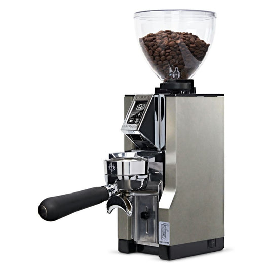 Eureaka Mignon Libra 65 AP Coffee Grinder Product Colour Chrome Side Facing View