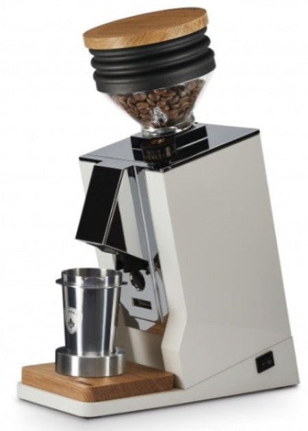 Mignon Oro Single Dose Espresso Coffee Grinder Product Colour Variant White Side Facing View