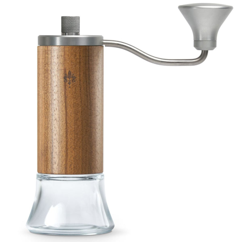 Eureka Baby Hand Grinder Walnut Body - Glass Base