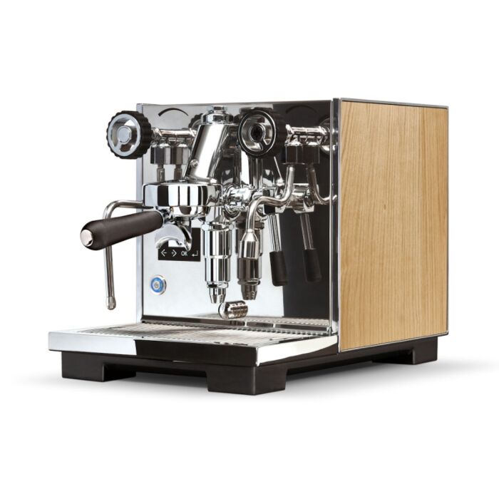 Eureka Constanza R Espresso Machine Product Showing Panel Colour Variant Wood Oak
