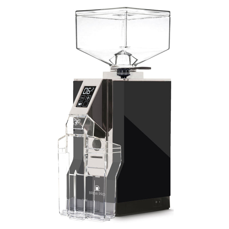 Eureka Mignon Brew Pro 55 Coffee Grinder Product Colour Black Side Facing View