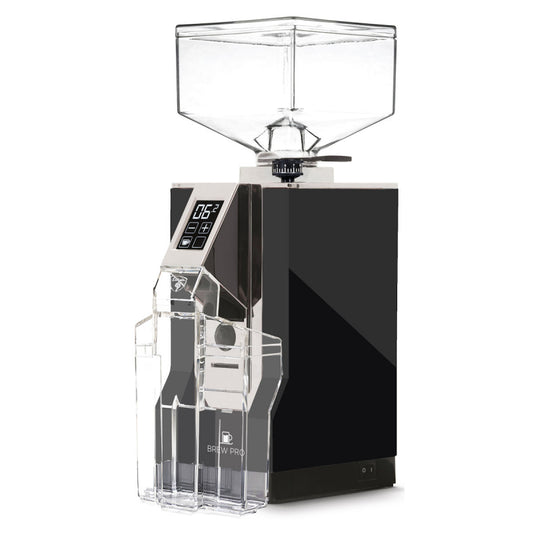 Eureka Mignon Brew Pro 55 Coffee Grinder Product Colour Black Side Facing View