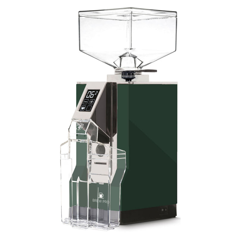 Eureka Mignon Brew Pro 55 Coffee Grinder Product Colour Green Side Facing View