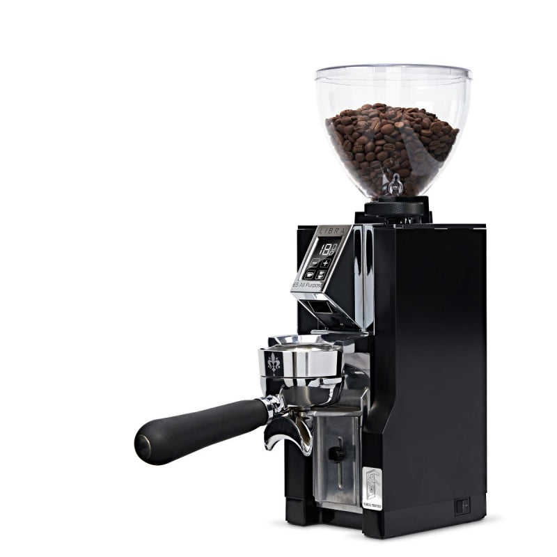 Eureka Mignon Libra 65 AP Coffee Grinder Product Colour Black Side Facing View