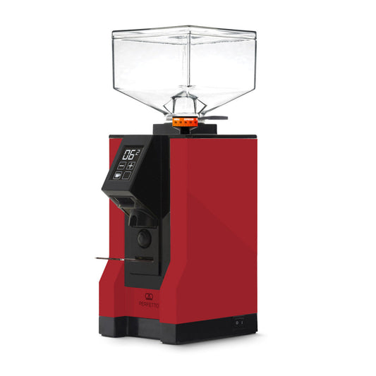 Eureka Mignon Perfetto Coffee Grinder Product Colour Red Side Facing View