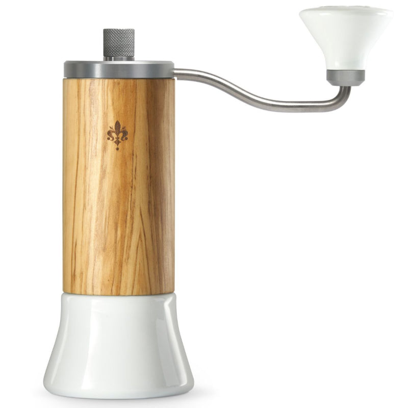 Eureka Portable Hand Grinder Olive Body - Glass Base