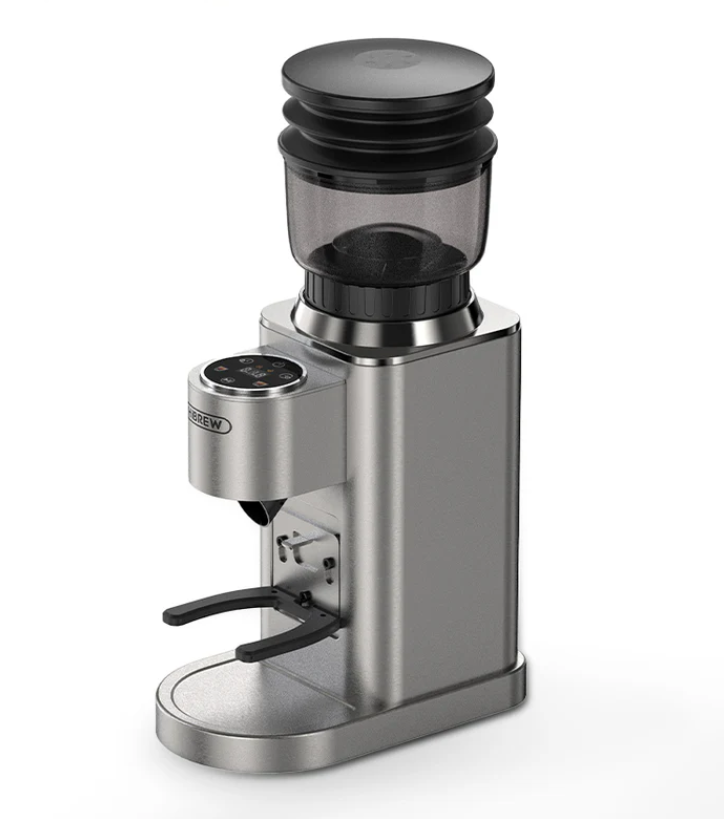 Hi Brew G7 Espresso Coffee Grinder Product Colour Variant Silver Side Angle View