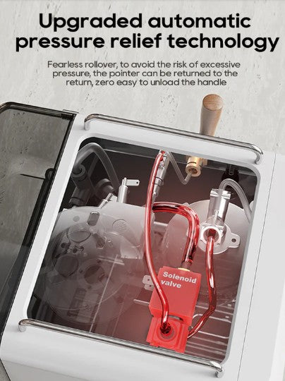 HiBrew H10 Plus Coffee Machine Pressure Relief Technology Info