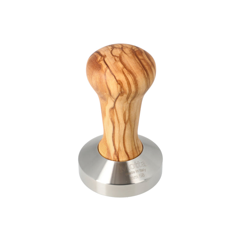 Motta Coffee Tamper Olive - Flat Base 58MM Product Colour Olive Wood