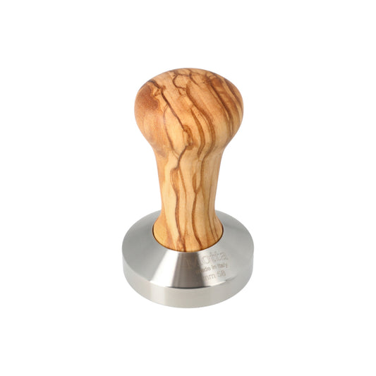 Motta Coffee Tamper Olive - Flat Base 58MM Product Colour Olive Wood