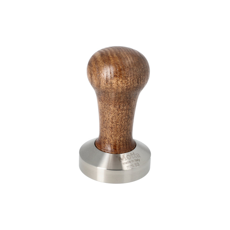 Motta Wooden Coffee Tamer - Flat Base 53MM Product Colour Wooden