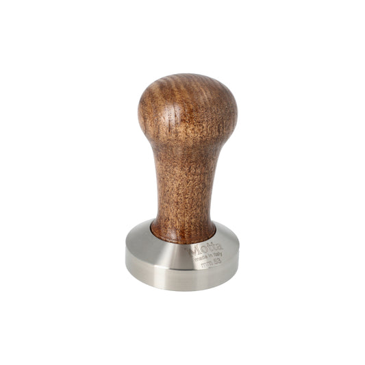 Motta Wooden Coffee Tamer - Flat Base 53MM Product Colour Wooden