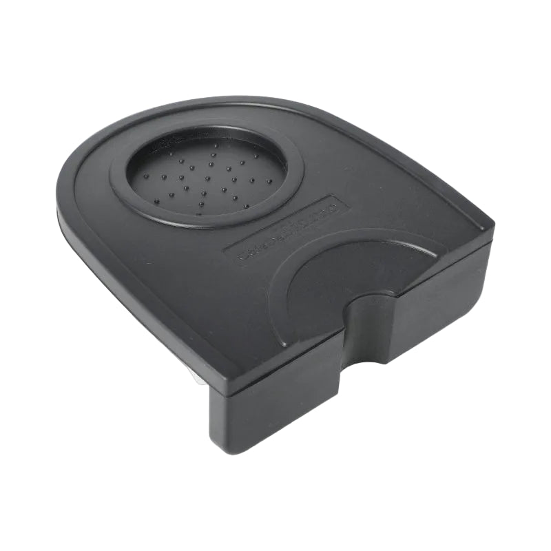Tiamo Silicone Corner Tamping Mat Product Colour Black Overhead View