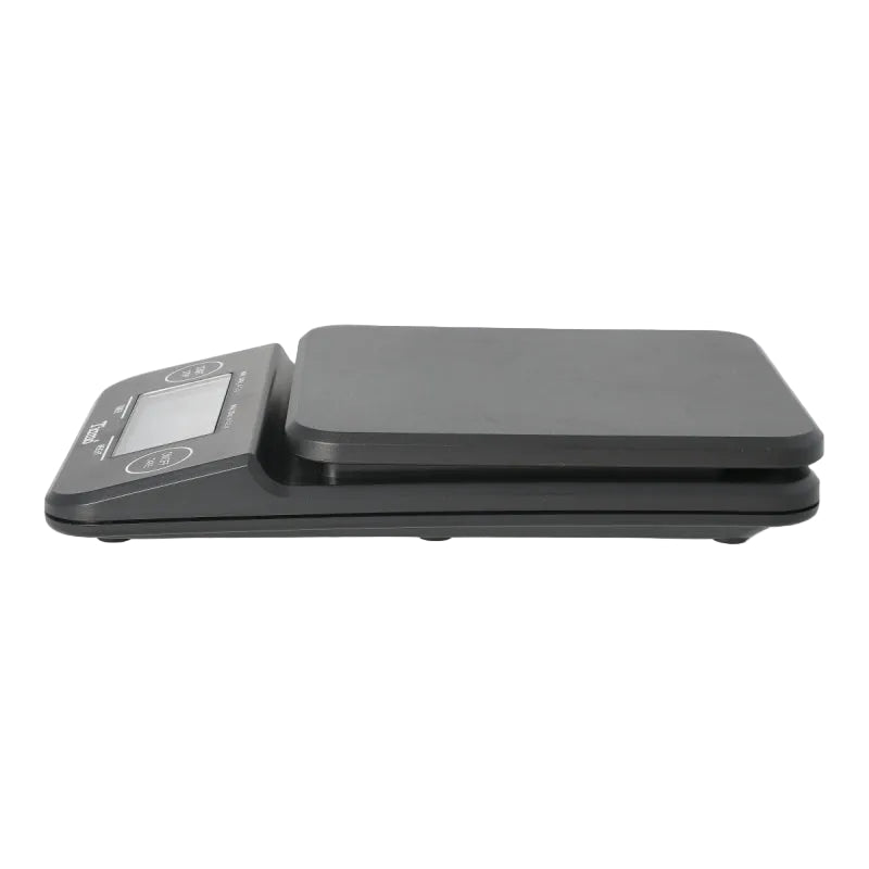 Tiamo Timer Coffee Scale Product Colour Black, Side Facing View