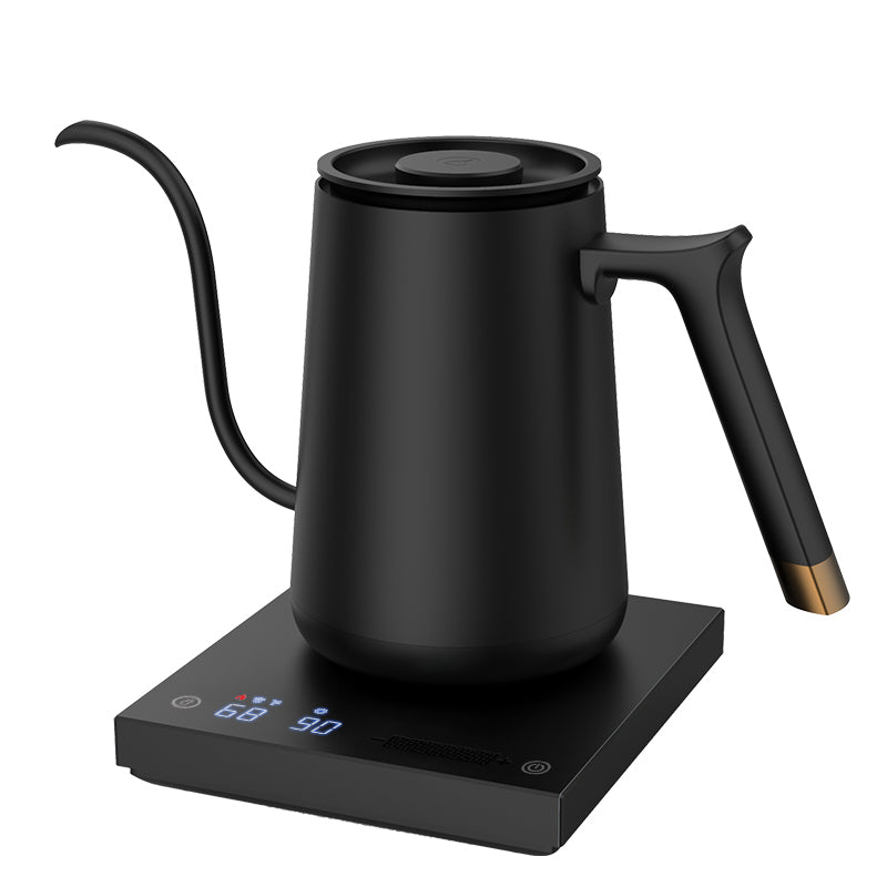 Timemore Fish Smart Pour Over Kettle Product Colour Colour Black Side Facing View