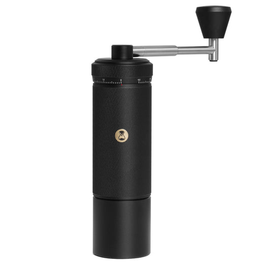 Timemore S3 Portable Hand Grinder Product Colour Black Front Facing View Handle Upward Position