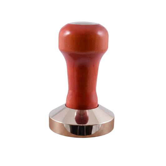 Wooden Coffee Tamper 75MM Product Colour Natural Wood, Stainless Steel Base