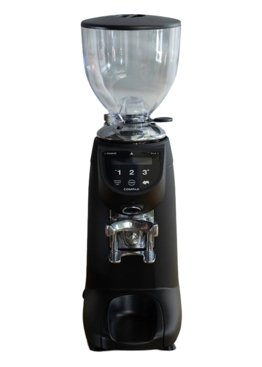 Compak E5 Precision Coffee Grinder Front Facing View