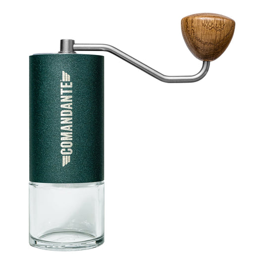 Comandante C40 Nitro Blade Coffee Grinder MK4 Product Colour Variant Racing Green Front Facing View